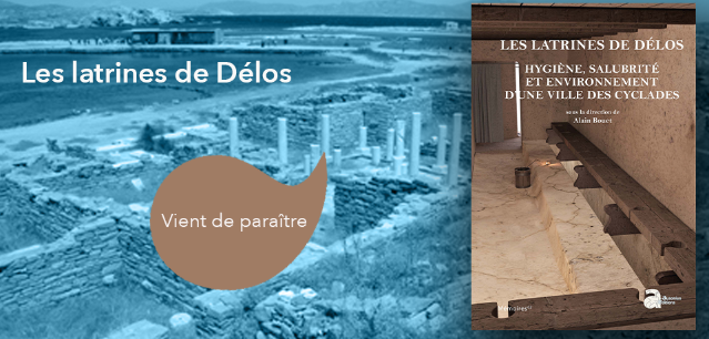 Couverture de Les latrines de Délos. Hygiène, salubrité et environnement d’une ville des Cyclades