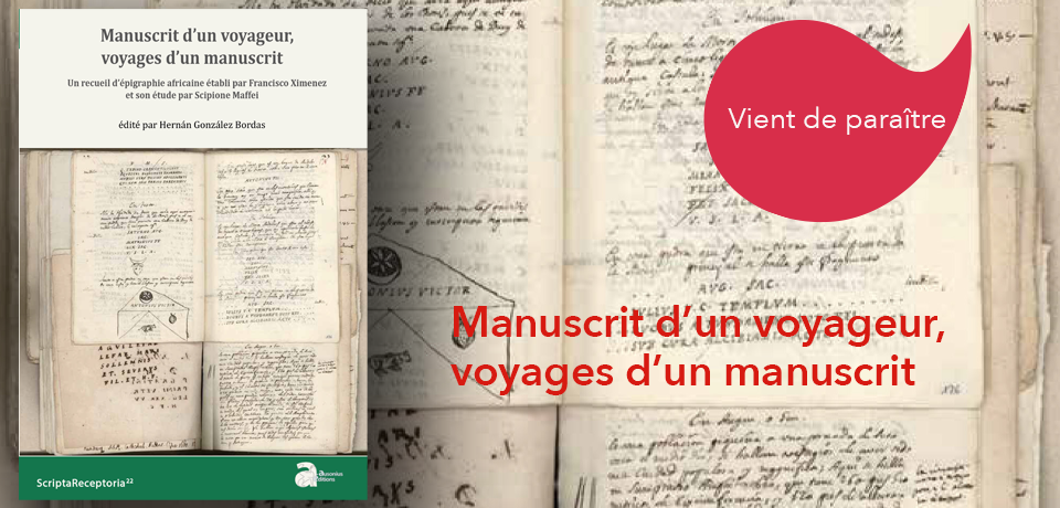 couverture du livre Manuscrit d’un voyageur, voyages d’un manuscrit
