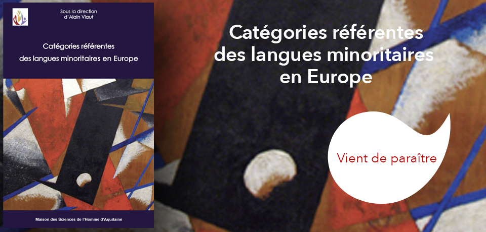couverture de Catégories référentes des langues minoritaires en Europe