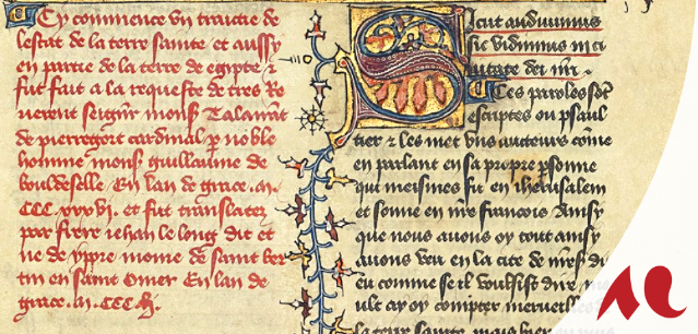 Récits de voyage translatés du latin au français par le moine Jean le Long d'Ypres au XVe siècle.