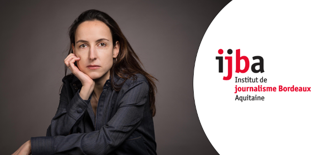 Photo de Julia Cagé et logo de l'IJBA