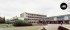 1990 - Une vue du parvis - Bordeaux 3 devient "Université Michel de Montaigne Bordeaux 3" en 1990