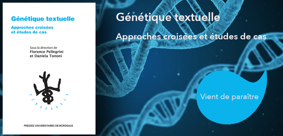 couverture de Génétique textuelle. Approches croisées et études de cas