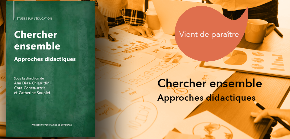 couverture de Chercher ensemble. Approches didactiques