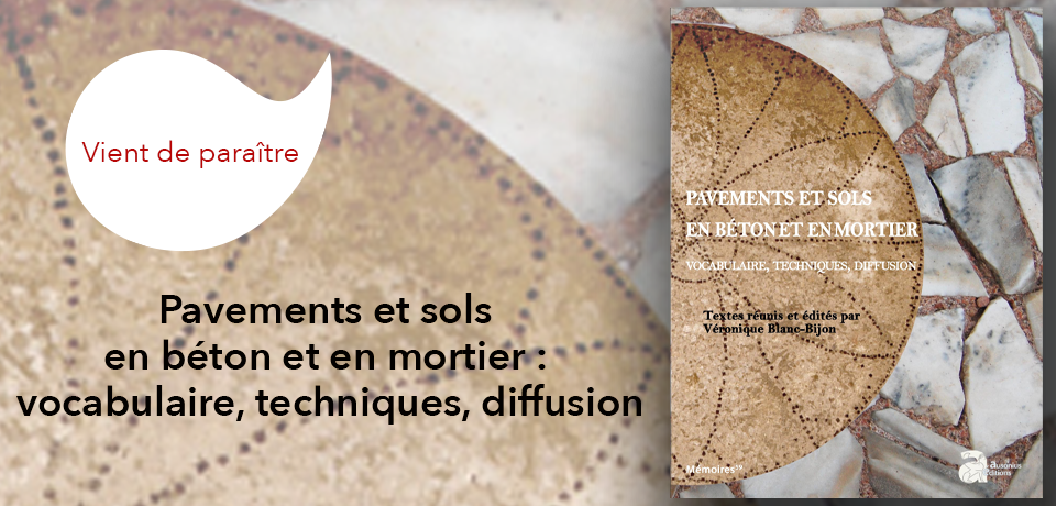 couverture de Pavements et sols en béton et en mortier : vocabulaire, techniques, diffusion