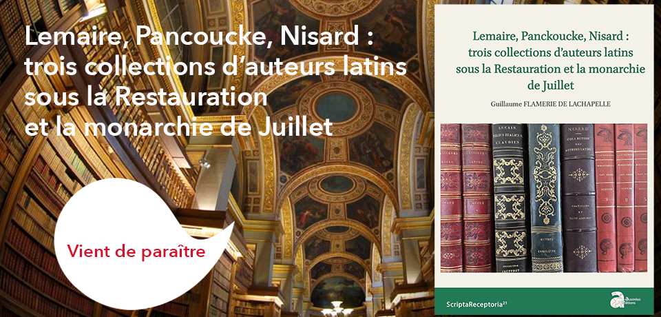 couverture du livre Lemaire, Pancoucke, Nisard : trois collections d’auteurs latins