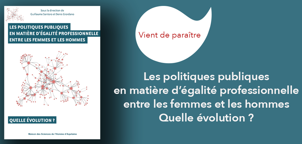 couverture de Les politiques publiques en matière d’égalité professionnelle entre les femmes et les hommes