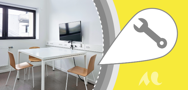 Salle de travail en groupe BUDL 419 - Bibliothèque Lettres et Sciences humaines