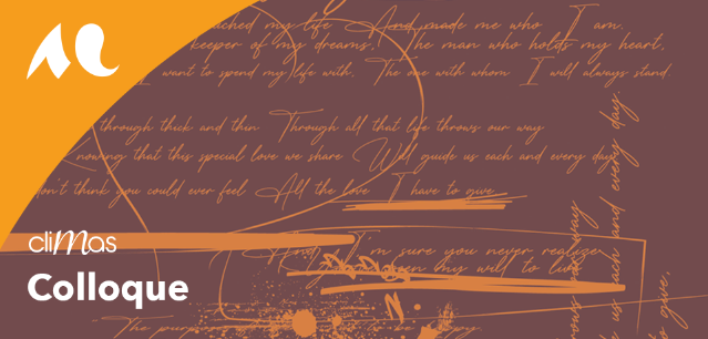 trac&eacute;s manuscrits abstraits dans des tons brun et orang&eacute;