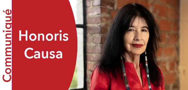 Portrait de Joy Harjo gros plan