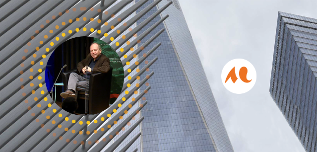 d&eacute;tail d'architecture de deux gratte-ciel et photo de Patrick Boucheron