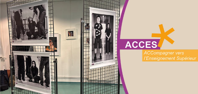 Vernissage de l'exposition D&eacute;clencher l'avenir au lyc&eacute;e la Morlette, dans le cadre du projet ACCES - photographies de Catherine Cabrol avec la classe de 2nde AEPA