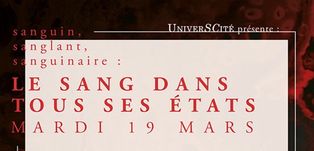 Le sang dans tous ses états
