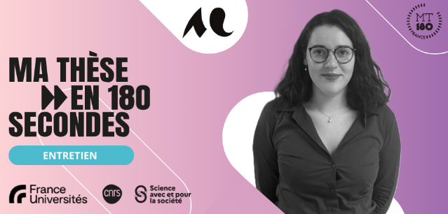 Logo Ma th&egrave;se en 180 secondes et photo Lucie Boulay