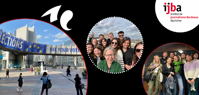 Photos d'étudiants de l'Ijba à Bruxelles