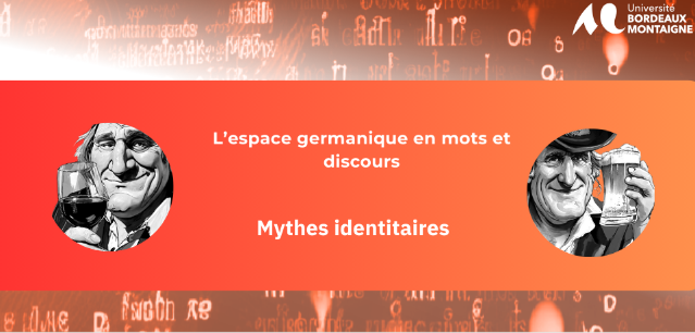 Titre de conférence avec deux homme en bande dessiné 