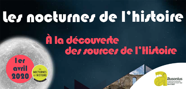 affiche "Les nocturnes de l'histoire"
