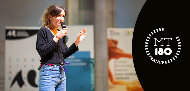 Maylis Leuret, candidate de Bordeaux Montaigne, 3e de la finale régionale en 2022. Photo : Gautier Dufau
