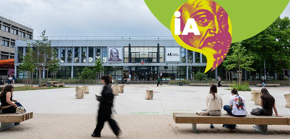 Parvis de l'Universit&eacute; Bordeaux Montaigne &copy;Gautier Dufau