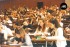 2001 - Les étudiants  et étudiantes dans l'amphithéâtre 700