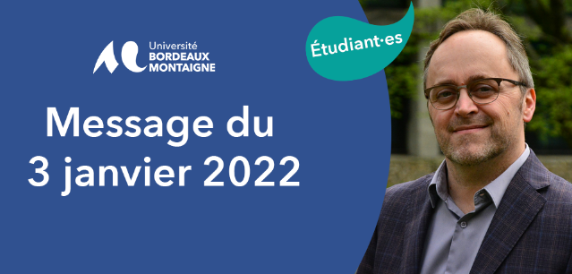 Lionel Larré, Président de l'Université Bordeaux Montaigne