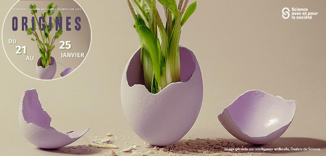 Une plante verte éclot d'une coquille d'oeuf - Image générée par IA