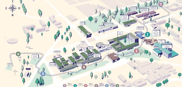 Plan du parcours biodiversit&eacute;
