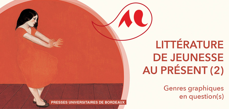 extrait de la couverture du livre, jeune fille brune en robe rouge.