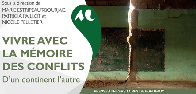 Couverture du livre Vivre avec la mémoire des conflits. D'un continent l'autre