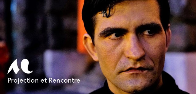 Image provenant du film "L'interdit", réalisé par Roman Brovko, projeté durant l'évènement. L'image présente l'acteur principal Dmytro Yaroshenko.