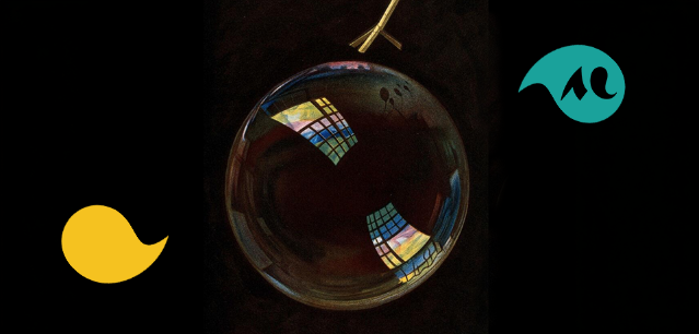 bulle avec des reflets