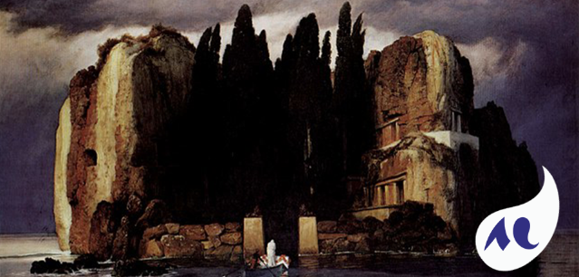Tableau l'île des morts  d'Arnold Böcklin