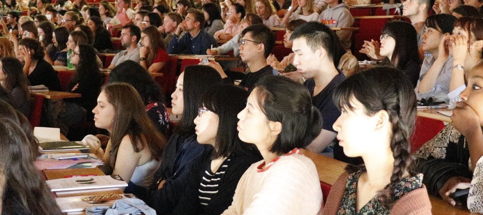 étudiants présents à la réunion de rentrée 2019