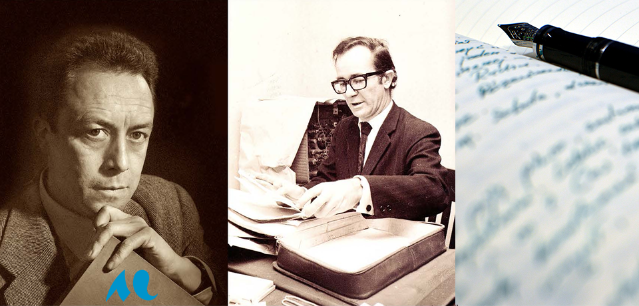 Photographie d'Albert Camus et Rodolfo Walsh