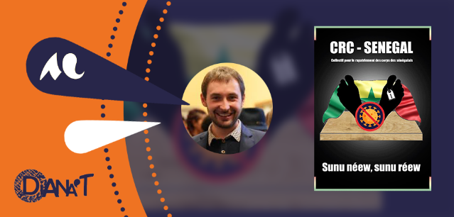 portrait de Félicien de Heusch et affiche de la conférence