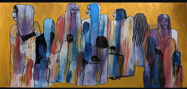 Tableau de Akoswa Anowah, &laquo; Global Womxn&rsquo;s Day : Solidarit&eacute; Inachev&eacute;e &raquo;