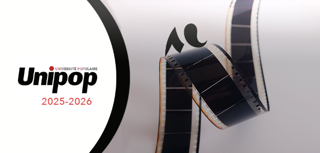 Pellicule cinématographique sur fond gris