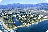 Université de Santa Barbara vue du ciel