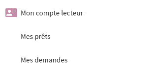 Mon compte lecteur / Mes prêts / Mes demandes