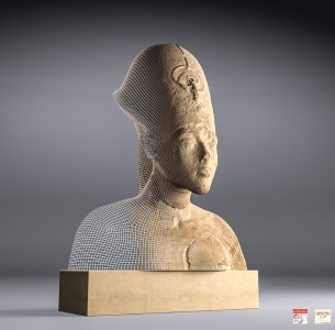 La modélisation du Buste d’Akhenaton