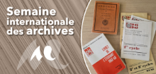 Semaine internationale des archives - dossiers et archives des annuaires de l'universit&eacute;
