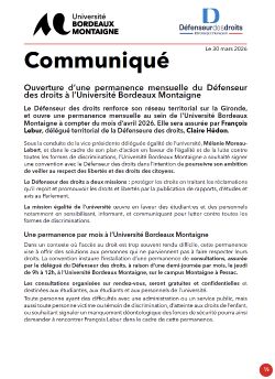 Cliquer pour télécharger le communiqué de presse