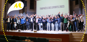 Athlètes récompensés lors de la remise des trophées des spôrts 2023.