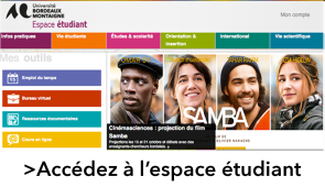 Accédez à l'espace étudiant