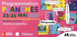 Affiche festival Planches - création graphique : Antoine Blaclard