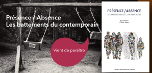 couverture de Présence/absence Les battements du contemporain