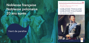 couverture de Noblesse Française, Noblesse Polonaise - 20 ans après