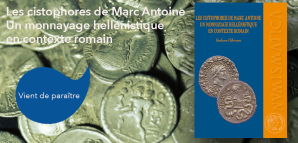 couverture de Les cistophores de Marc Antoine. Un monnayage hellénistique en contexte romain