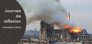 Incendie de Notre-Dame de Paris. Vue depuis le ministère de la recherche. By Marind Own work, CC BY-SA 4.0