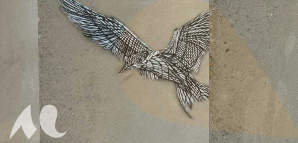 Fresque r&eacute;alis&eacute;e par Monkey Bird Crew &agrave; l'Universit&eacute; Bordeaux Montaigne